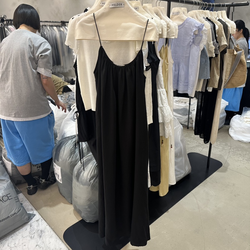 HELDER-P韓國㊣直郵東大門代購女裝新品人氣25春夏連衣裙亞麻布HELDER連衣裙圖色3