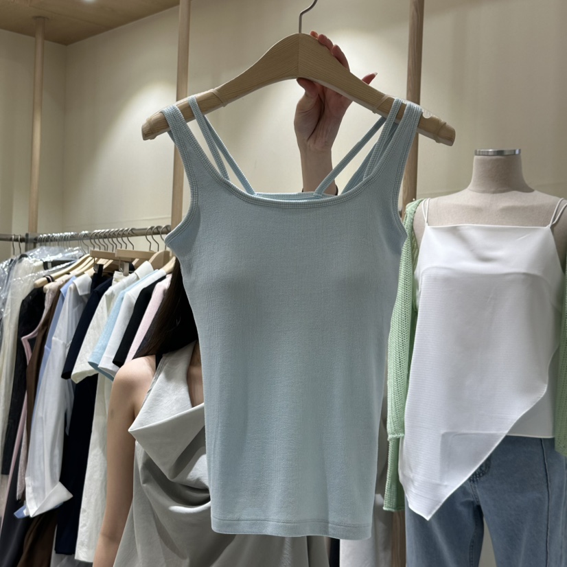 VINTAGE VIBE韓國直郵㊣東大門實拍女裝新品25春夏吊帶背心VINTAGE VIBE吊帶/背心