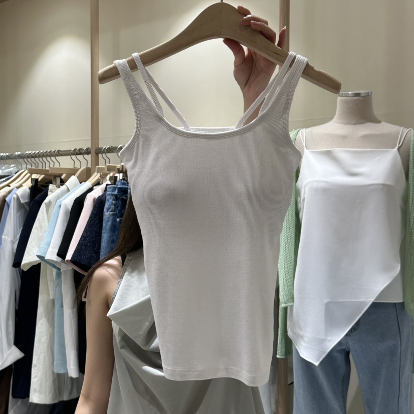VINTAGE VIBE韓國直郵㊣東大門實拍女裝新品25春夏吊帶背心VINTAGE VIBE吊帶/背心圖色2