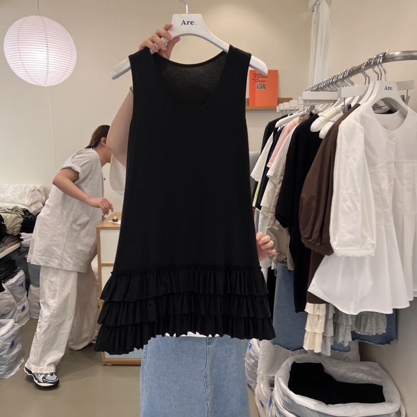 ARE韓國直郵㊣東大門實拍女裝新品熱賣時尚25春夏推薦吊帶背心ARE YOU/ARE吊帶/背心圖色3