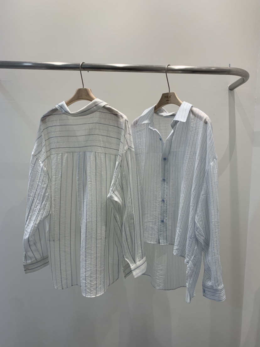 MURMUR韓國㊣直郵東大門代購女裝新款時尚推薦25春夏襯衫蕾絲衫MURMUR襯衫/蕾絲衫