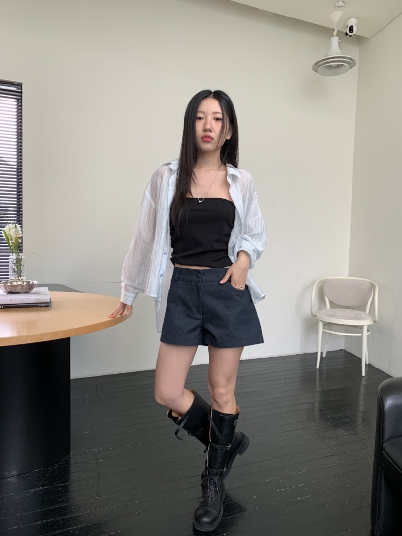 MURMUR韓國㊣直郵東大門代購女裝新款時尚推薦25春夏襯衫蕾絲衫MURMUR襯衫/蕾絲衫