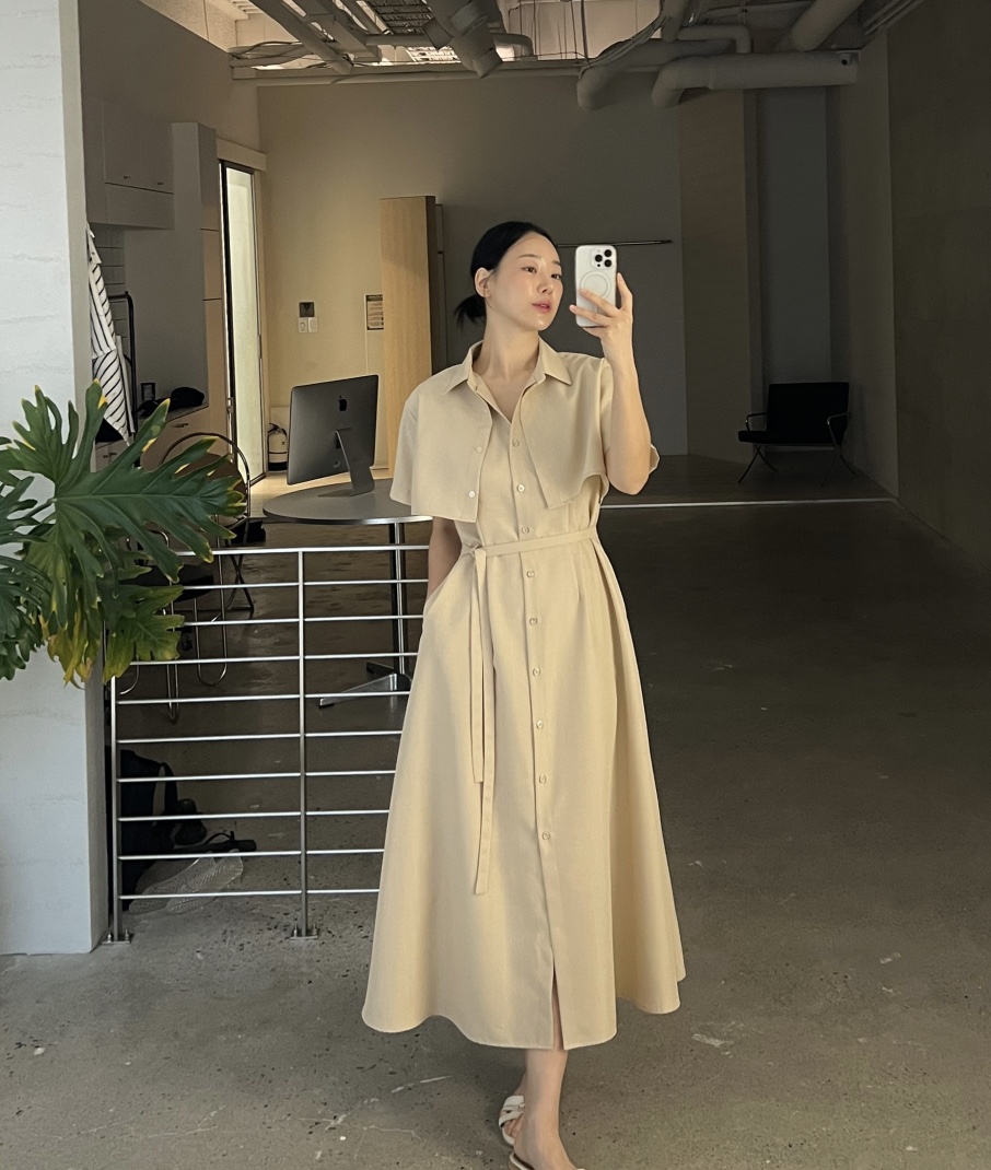 VERNI韓國直郵㊣女裝新品25春夏人氣推薦熱賣休閑時尚連衣裙VERNI連衣裙