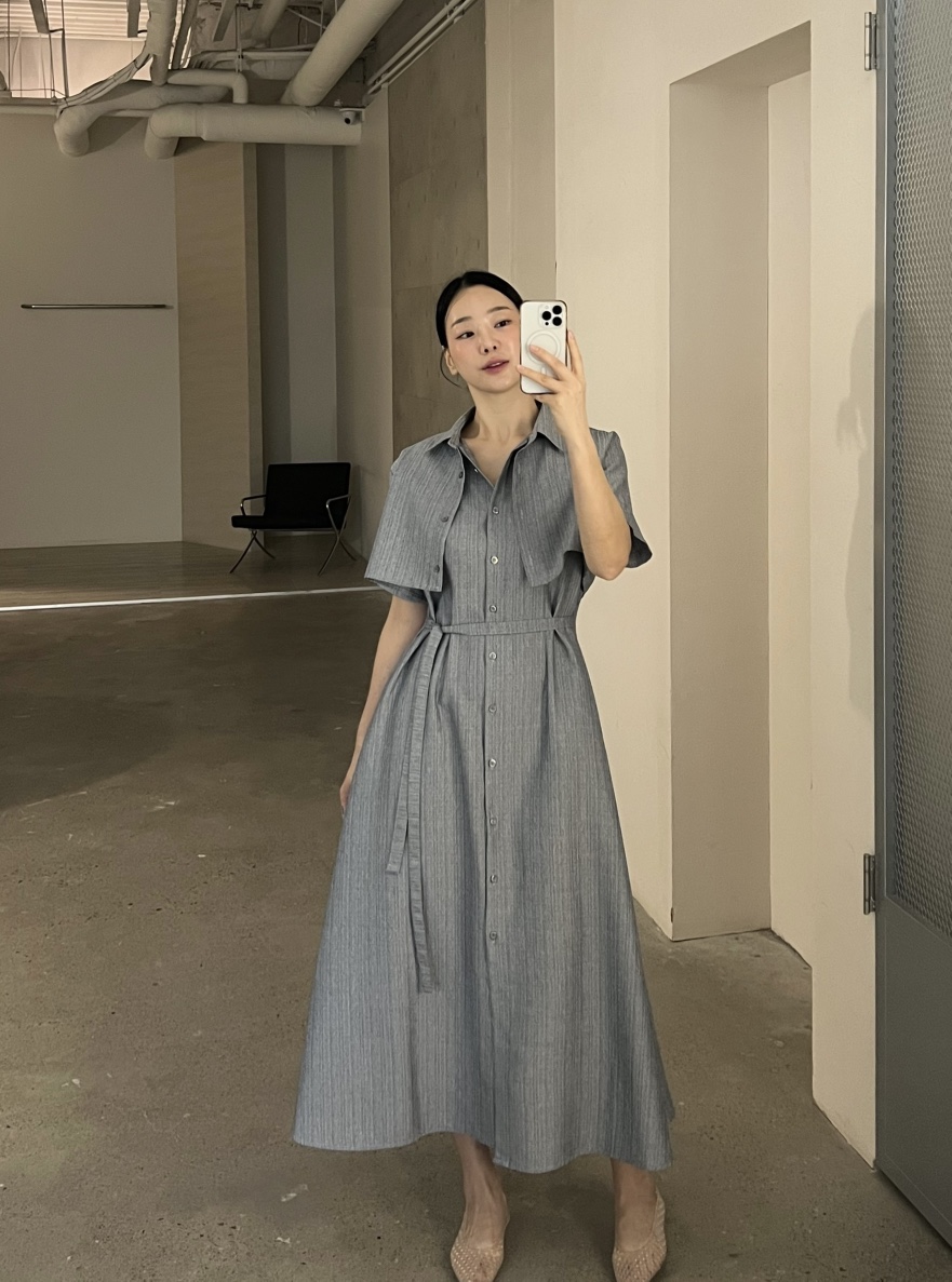 VERNI韓國直郵㊣女裝新品25春夏人氣推薦熱賣休閑時尚連衣裙VERNI連衣裙