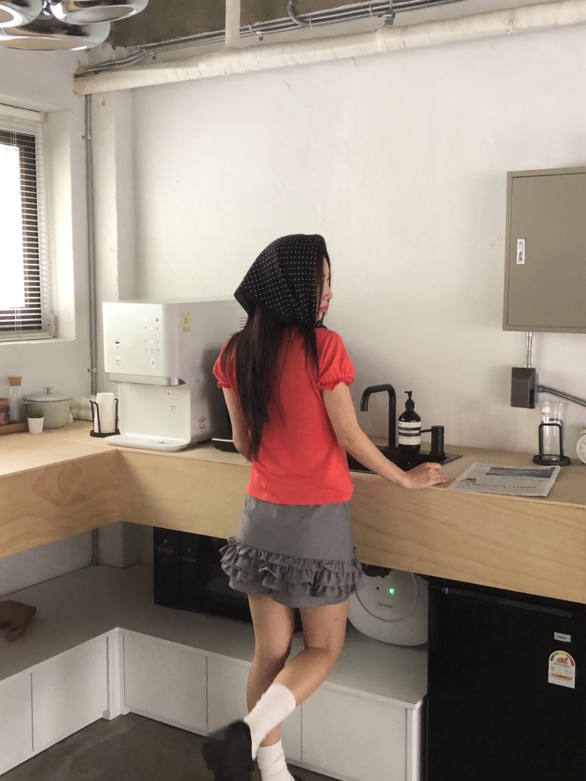SUNDER MARKET韓國㊣直郵東大門代購女裝新品25春夏熱賣T恤SUNDER MARKETT恤