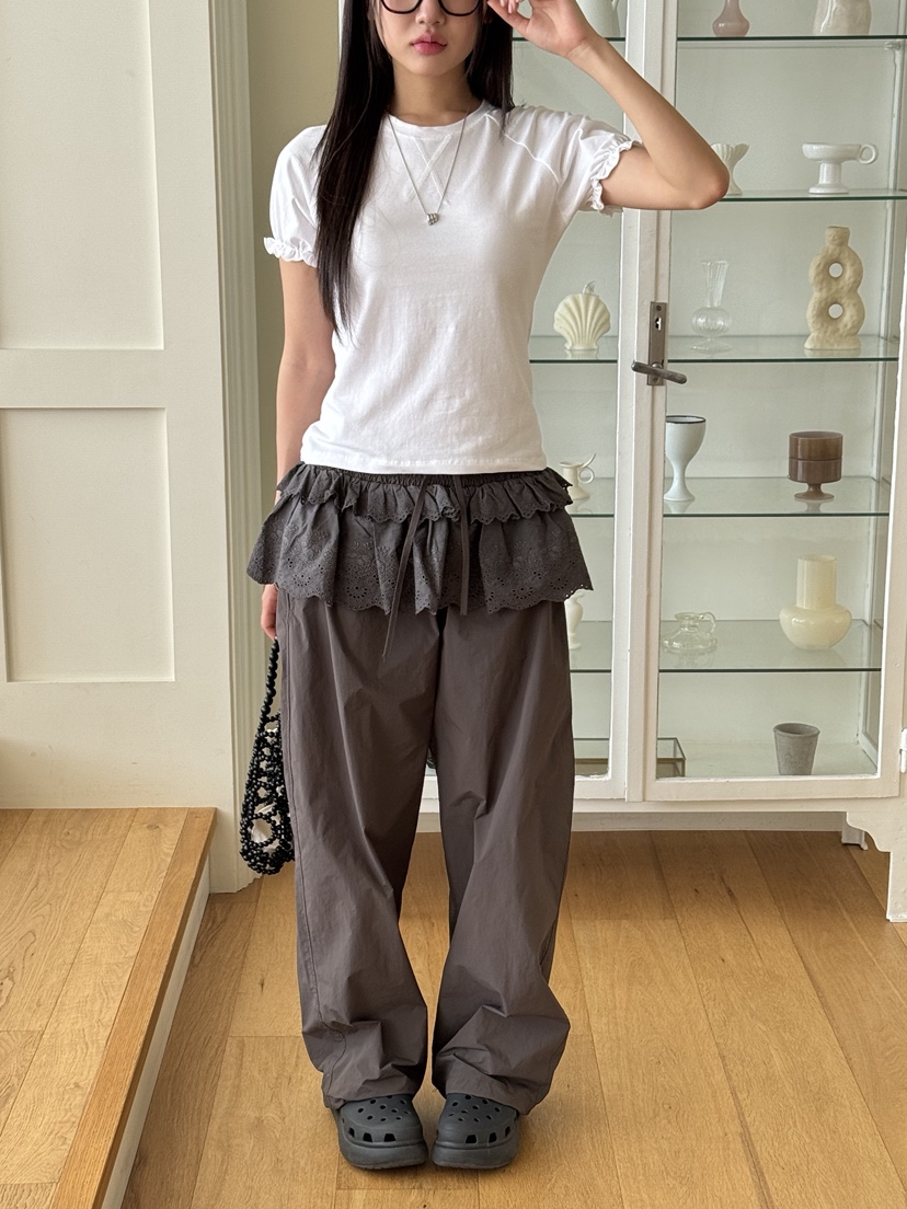 SUNDER MARKET韓國㊣直郵東大門代購女裝新品25春夏熱賣T恤SUNDER MARKETT恤