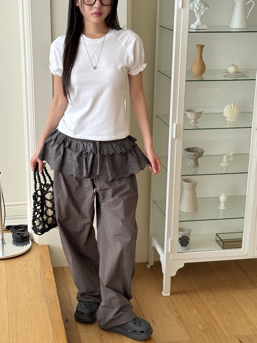 SUNDER MARKET韓國㊣直郵東大門代購女裝新品25春夏熱賣T恤SUNDER MARKETT恤