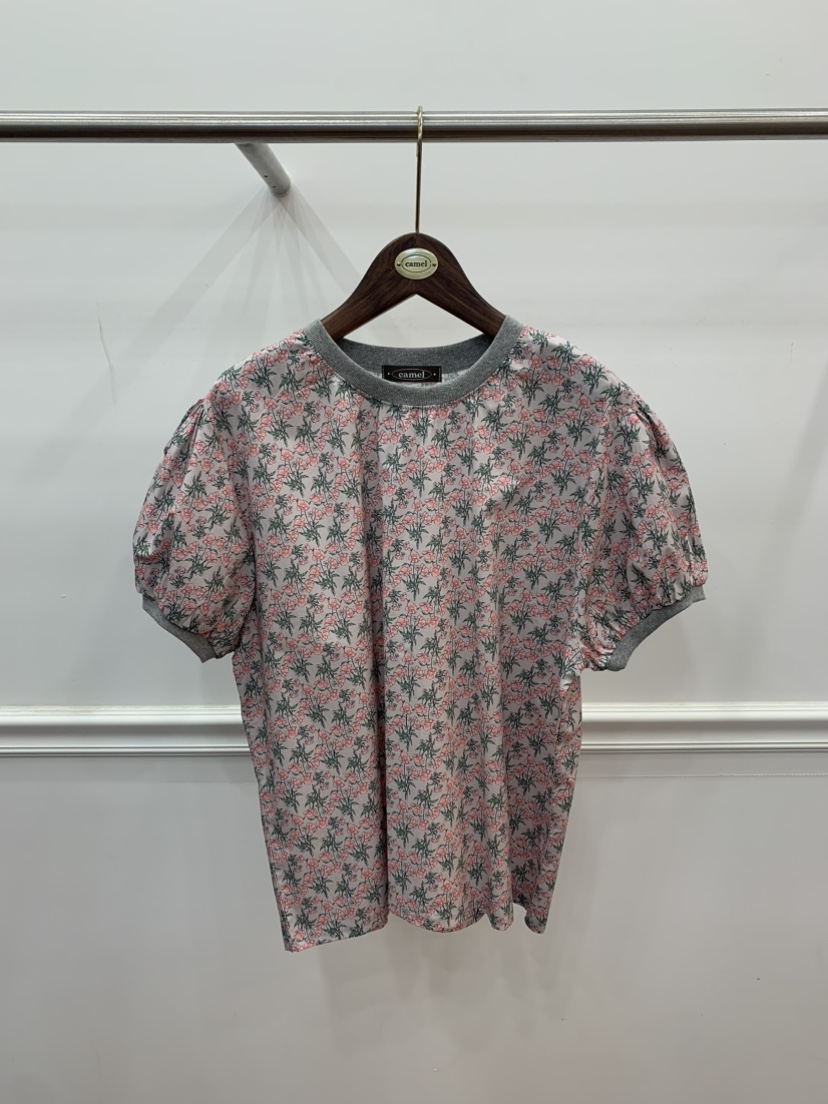 CAMEL-P直郵韓國代購㊣女裝新品25春夏T恤Came_l 家T恤