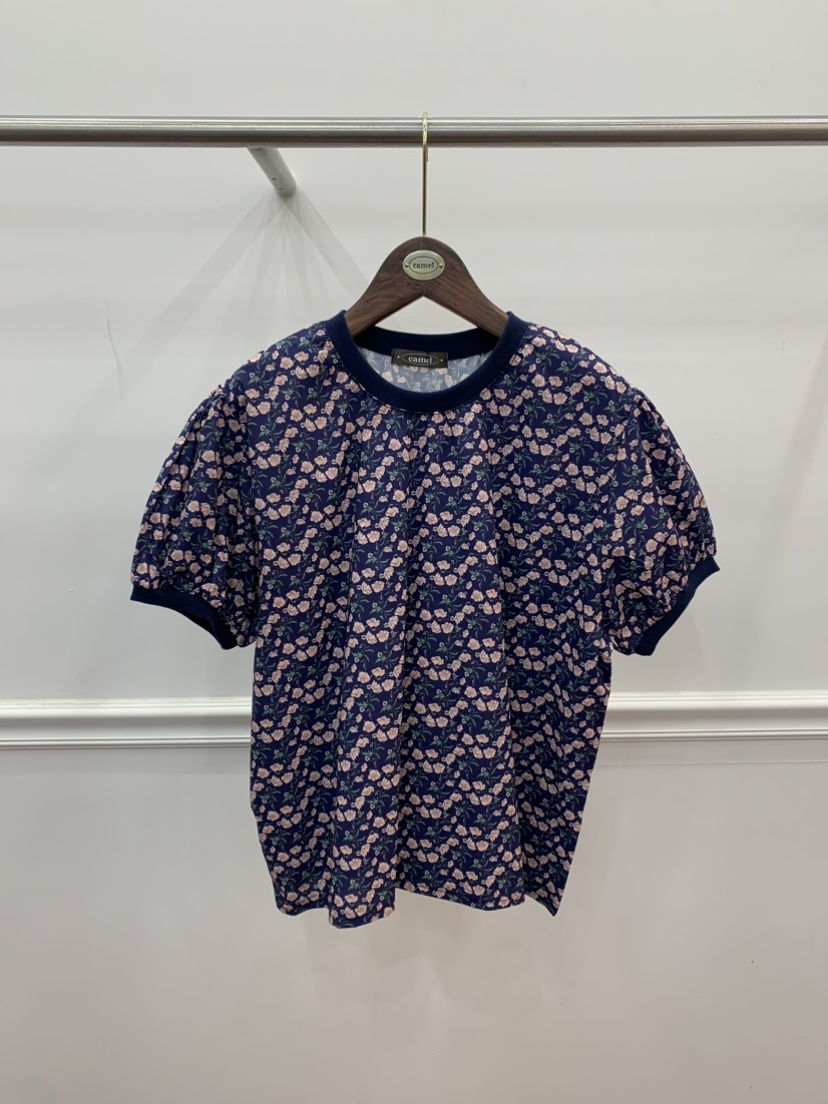 CAMEL-P直郵韓國代購㊣女裝新品25春夏T恤Came_l 家T恤圖色2