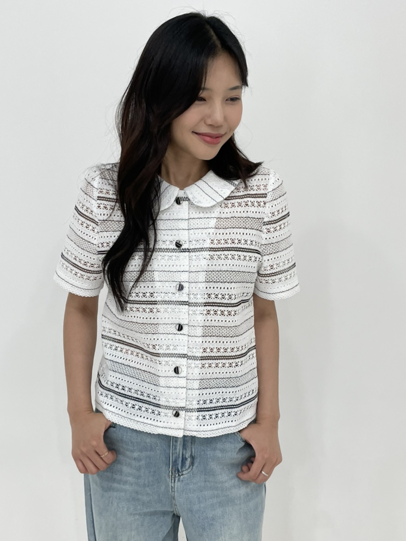 ANNA VERRY-P韓國直郵㊣東大門實拍女裝新品人氣襯衫蕾絲衫ANNA VERRY/BELIEVE襯衫/蕾絲衫