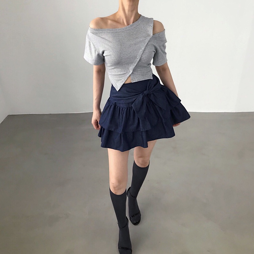 2TWO MOON韓國直郵㊣女裝新品25春夏推薦時尚熱賣人氣休閑T恤2TWO MOONT恤圖色3