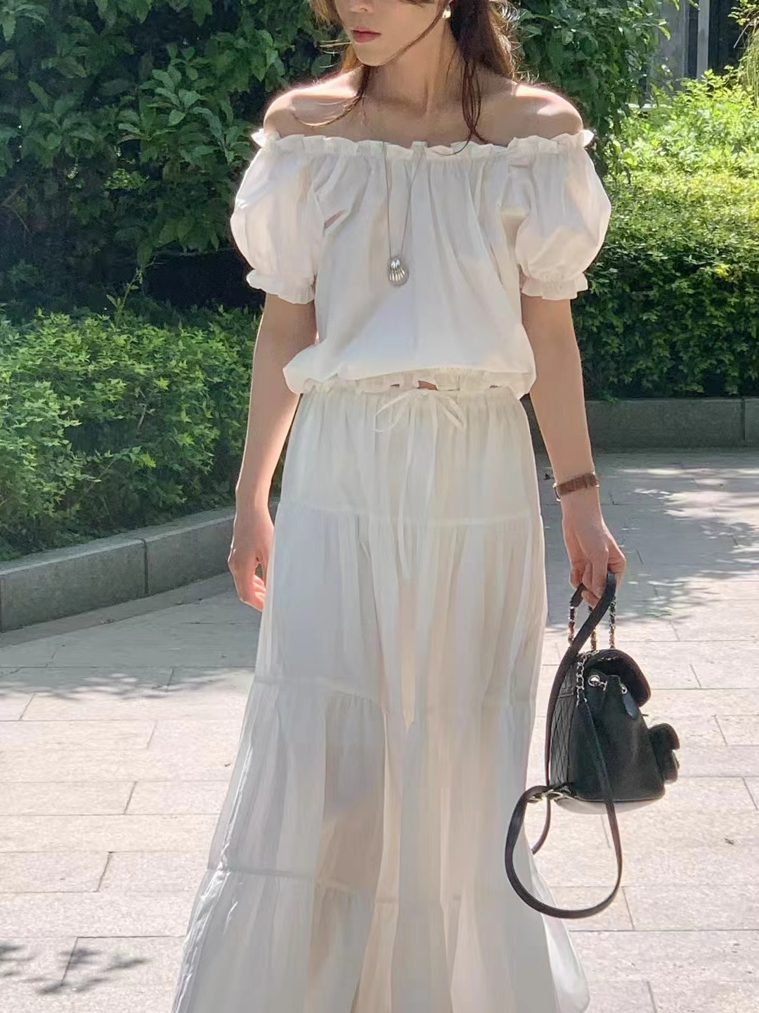 ALL OVER韓國㊣直郵東大門代購女裝新款休閑25春夏襯衫蕾絲衫ALL OVER襯衫/蕾絲衫