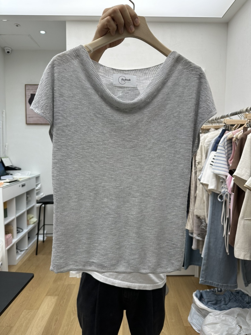RE:FRESH-L直郵韓國代購㊣女裝新品推薦休閑25春夏熱賣T恤RE:FRESHT恤