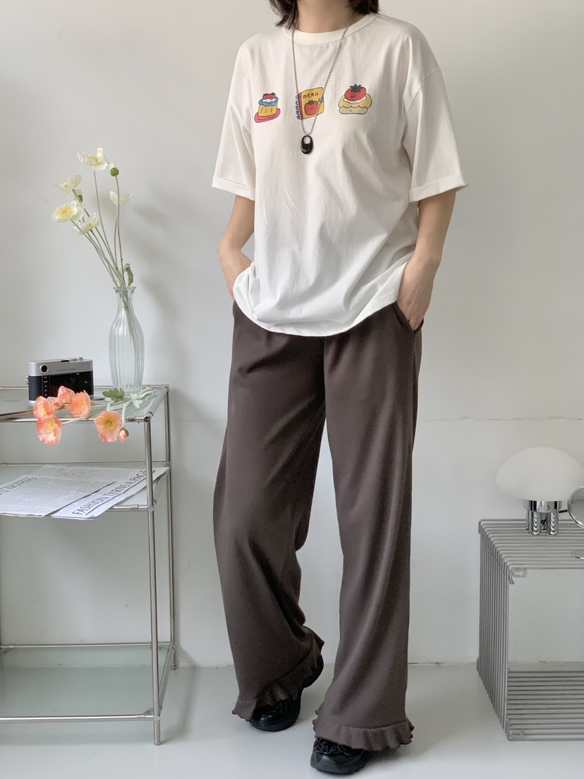 BEFORE SUNRISE韓國㊣直郵東大門代購女裝新款25春夏休閑褲BEFORE SUNRISE休閑褲