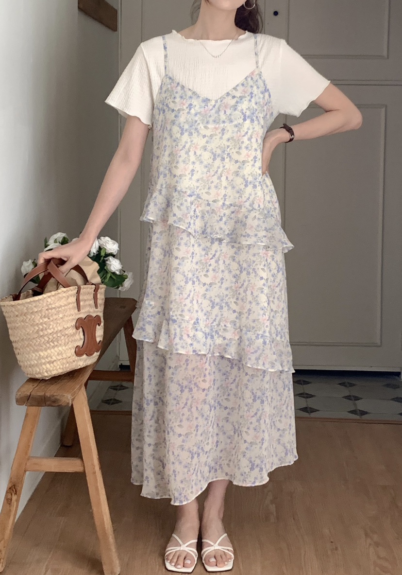 RE:FRESH-L韓國㊣直郵東大門代購女裝新品推薦人氣休閑連衣裙RE:FRESH連衣裙