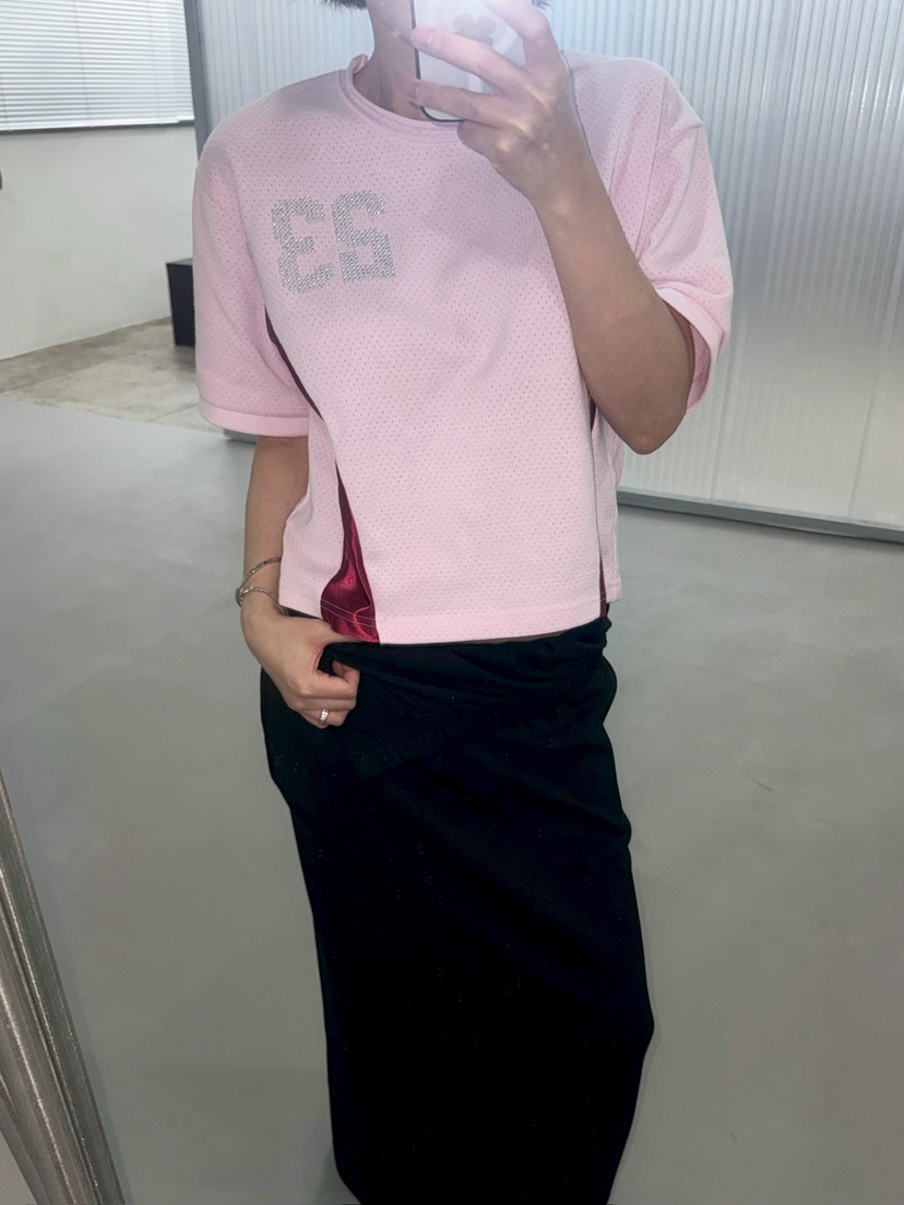 AWESOMESAUCE韓國直郵㊣東大門實拍女裝新品25春夏休閑熱賣T恤AWESOME SAUCET恤