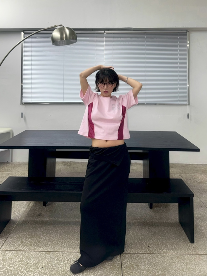 AWESOMESAUCE韓國直郵㊣東大門實拍女裝新品25春夏休閑熱賣T恤AWESOME SAUCET恤