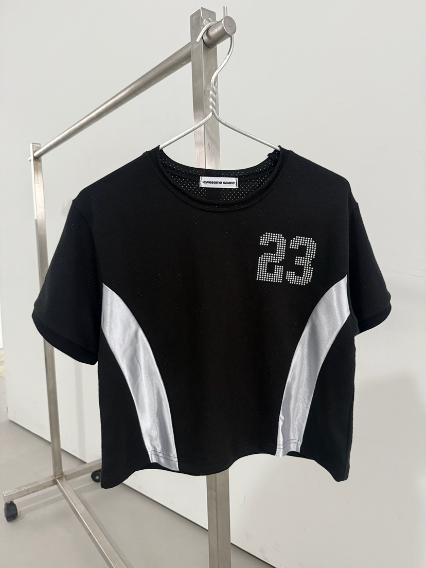 AWESOMESAUCE韓國直郵㊣東大門實拍女裝新品25春夏休閑熱賣T恤AWESOME SAUCET恤圖色3