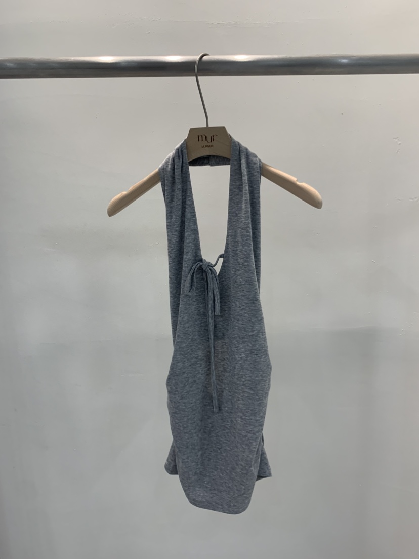 MURMUR直郵韓國代購㊣女裝新品時尚人氣休閑熱賣吊帶背心褶皺MURMUR吊帶/背心圖色3