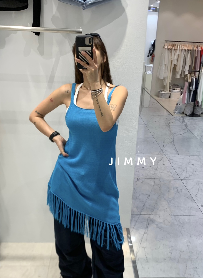 JIMMY韓國直郵㊣女裝新款推薦熱賣休閑時尚人氣25春夏連衣裙JIMMY/REMAKE連衣裙