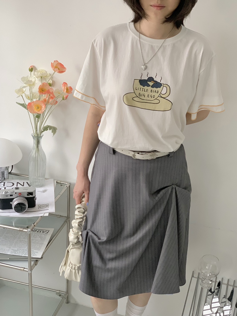 BEFORE SUNRISE韓國直郵㊣女裝新款熱賣休閑時尚人氣推薦T恤BEFORE SUNRISET恤