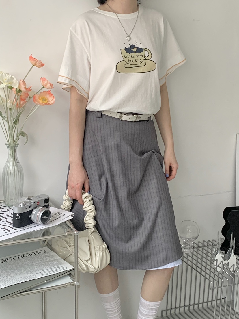 BEFORE SUNRISE韓國直郵㊣女裝新款熱賣休閑時尚人氣推薦T恤BEFORE SUNRISET恤