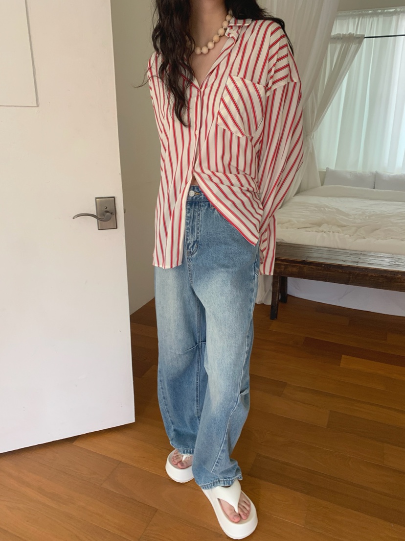 JKICHI韓國㊣直郵東大門代購女裝新品時尚推薦熱賣襯衫蕾絲衫JKICHI襯衫/蕾絲衫