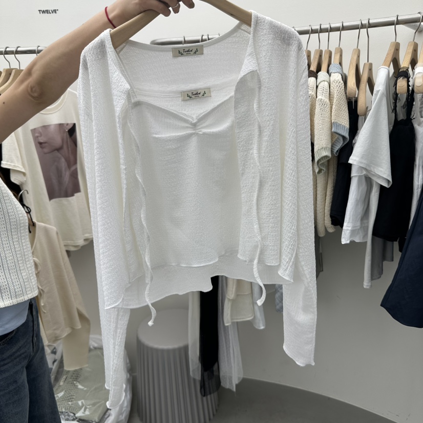 TWELVE韓國直郵㊣女裝新品25春夏時尚人氣推薦套裝套裝開衫TWELVE套裝圖色2