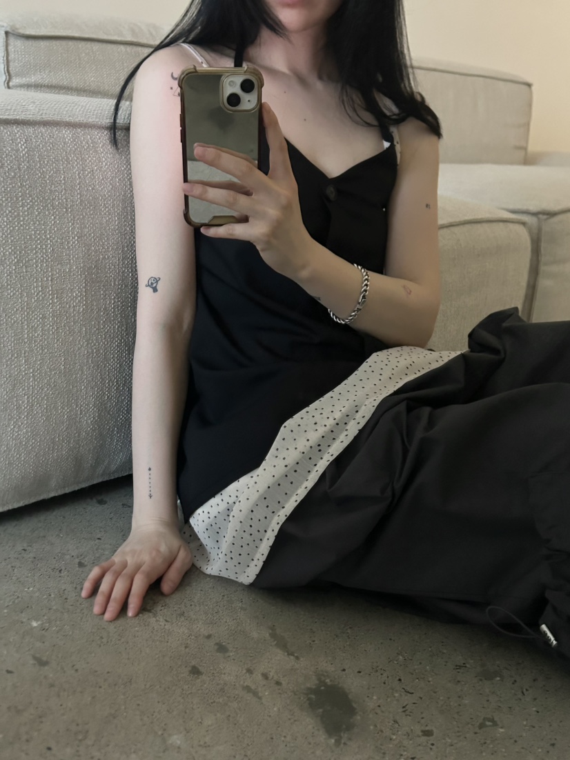 BUCKLE韓國直郵㊣東大門實拍女裝新品時尚休閑推薦吊帶背心BUCKLE吊帶/背心