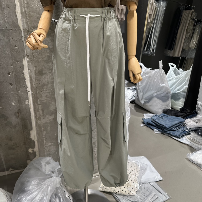 JUNI韓國直郵㊣東大門實拍女裝新品時尚推薦25春夏人氣休閑褲my juni休閑褲