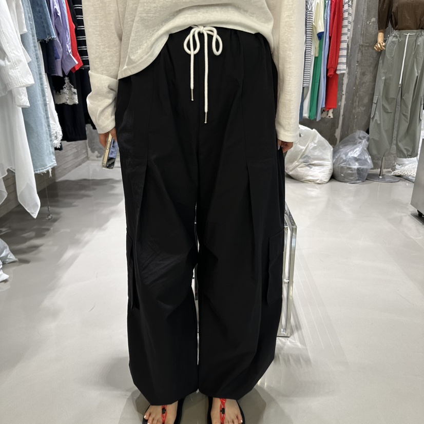 JUNI韓國直郵㊣東大門實拍女裝新品時尚推薦25春夏人氣休閑褲my juni休閑褲圖色4
