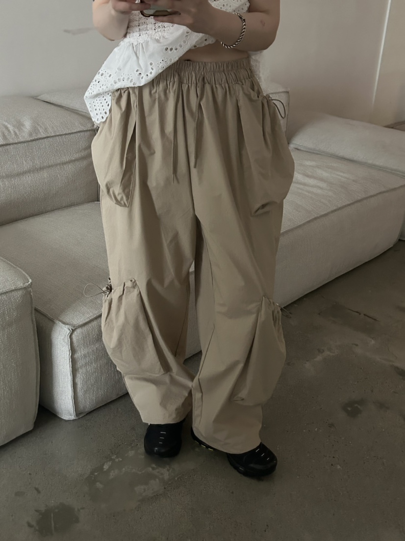 BUCKLE直郵韓國代購㊣女裝新品25春夏人氣推薦時尚休閑休閑褲BUCKLE休閑褲