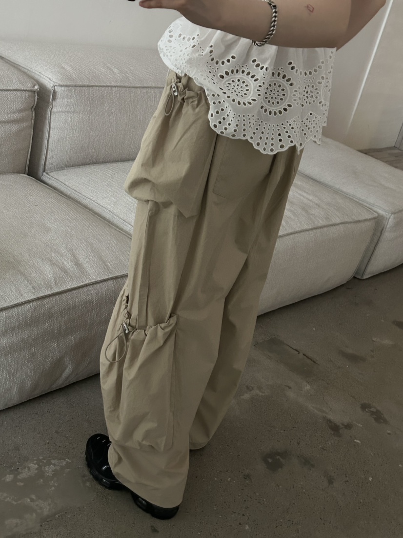 BUCKLE直郵韓國代購㊣女裝新品25春夏人氣推薦時尚休閑休閑褲BUCKLE休閑褲