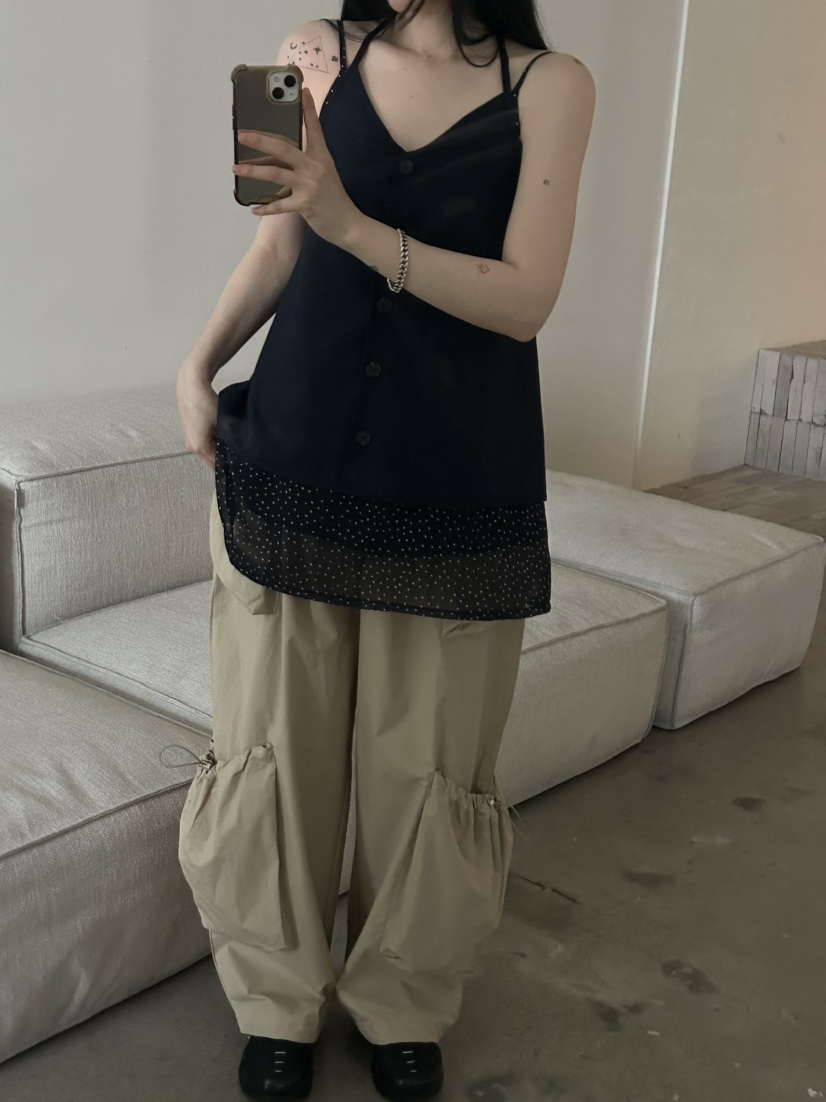 BUCKLE直郵韓國代購㊣女裝新品25春夏人氣推薦時尚休閑休閑褲BUCKLE休閑褲