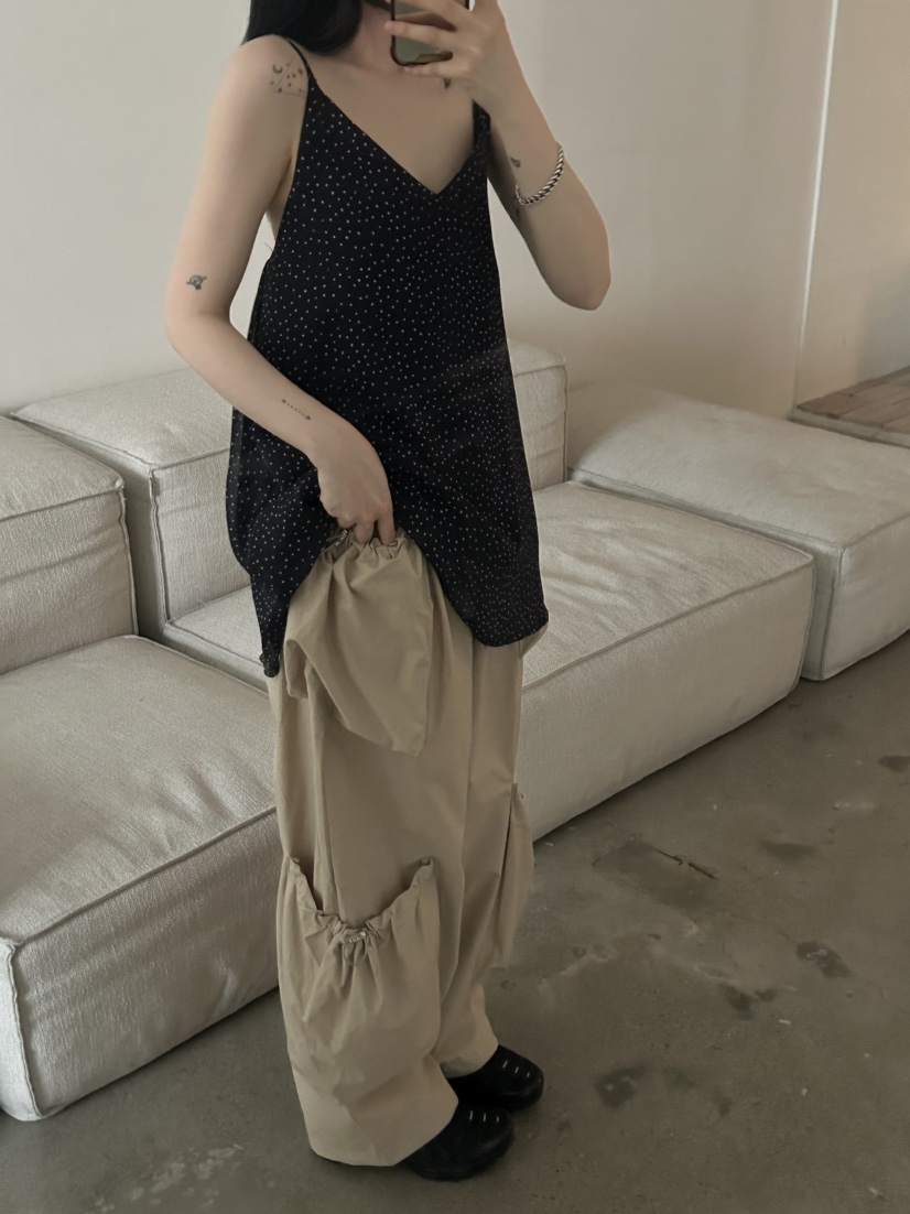 BUCKLE直郵韓國代購㊣女裝新品25春夏人氣推薦時尚休閑休閑褲BUCKLE休閑褲