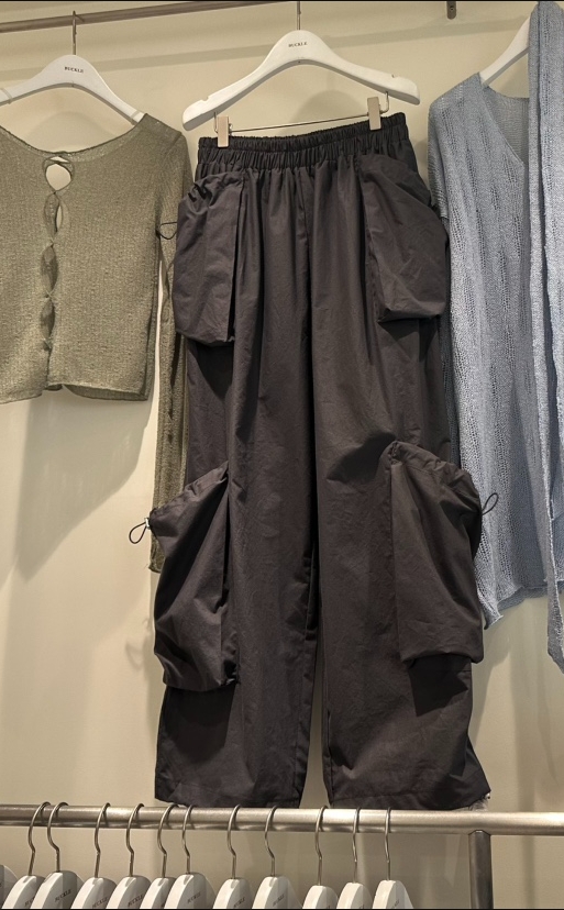 BUCKLE直郵韓國代購㊣女裝新品25春夏人氣推薦時尚休閑休閑褲BUCKLE休閑褲圖色1