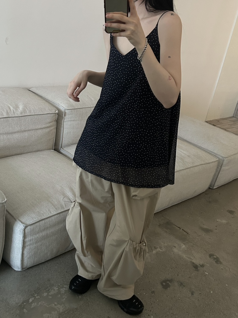 BUCKLE韓國㊣直郵東大門代購女裝新款時尚推薦熱賣吊帶背心BUCKLE吊帶/背心