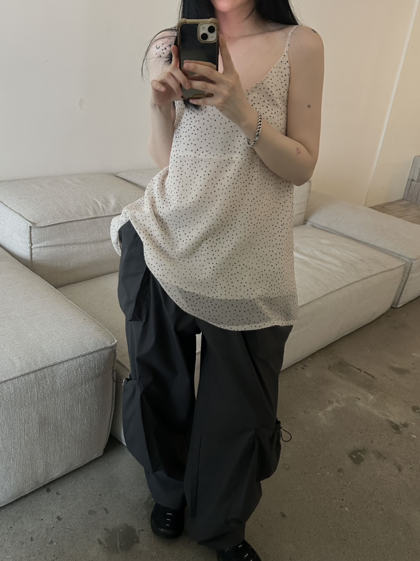 BUCKLE韓國㊣直郵東大門代購女裝新款時尚推薦熱賣吊帶背心BUCKLE吊帶/背心