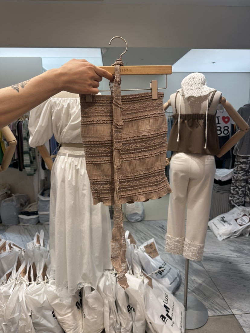 MIENNE韓國直郵㊣東大門實拍女裝新款熱賣休閑吊帶背心含脖帶MIENNE吊帶/背心圖色2
