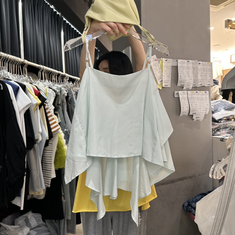 MOMAZU韓國㊣直郵東大門代購女裝新品25春夏時尚熱賣吊帶背心MOMAZU吊帶/背心