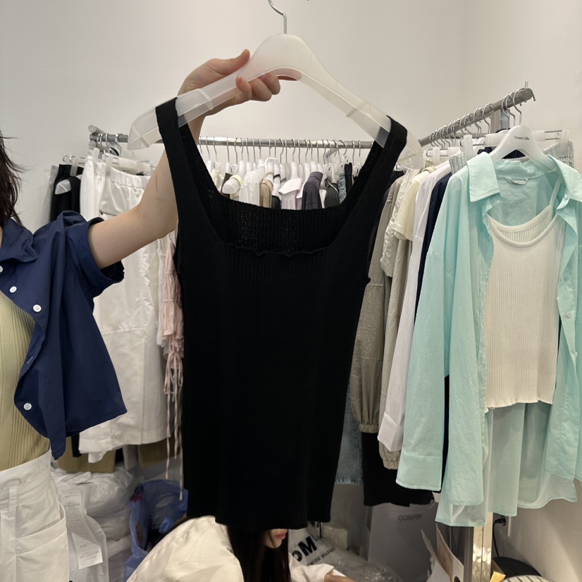CREAM VILLA韓國㊣直郵東大門代購女裝新品人氣吊帶背心CREAMVILLA吊帶/背心