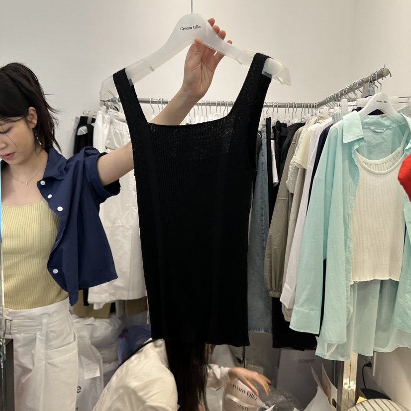 CREAM VILLA韓國㊣直郵東大門代購女裝新品人氣吊帶背心CREAMVILLA吊帶/背心圖色4
