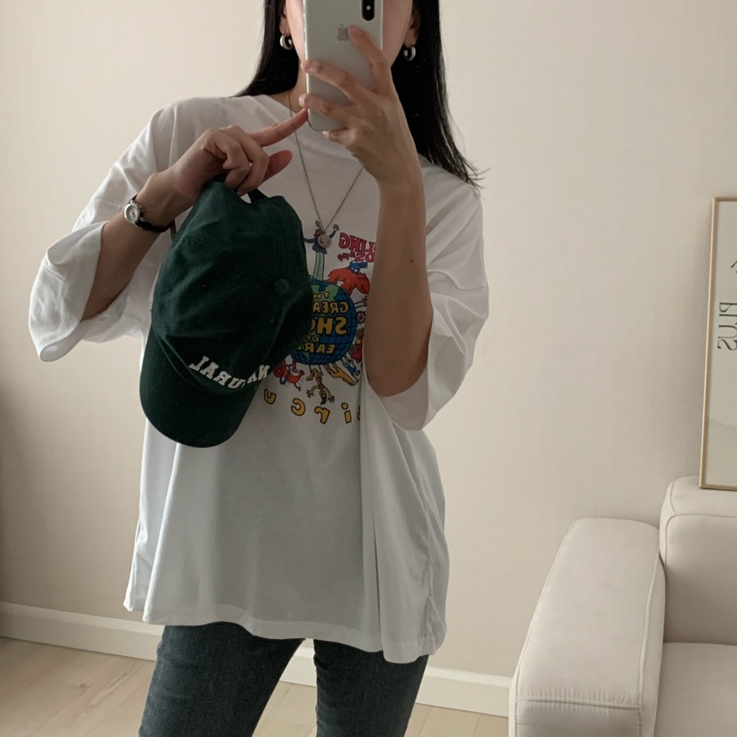 FROMJINI直郵韓國代購㊣女裝新品休閑25春夏推薦熱賣時尚T恤FROMJINIT恤