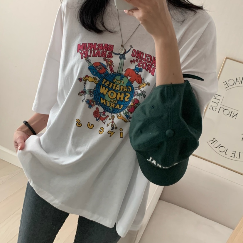 FROMJINI直郵韓國代購㊣女裝新品休閑25春夏推薦熱賣時尚T恤FROMJINIT恤