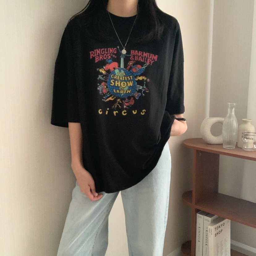 FROMJINI直郵韓國代購㊣女裝新品休閑25春夏推薦熱賣時尚T恤FROMJINIT恤圖色2