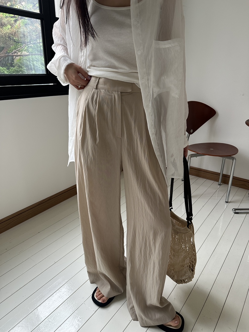 BOWIE韓國直郵㊣女裝新款休閑25春夏熱賣人氣推薦時尚休閑褲BOWIE休閑褲