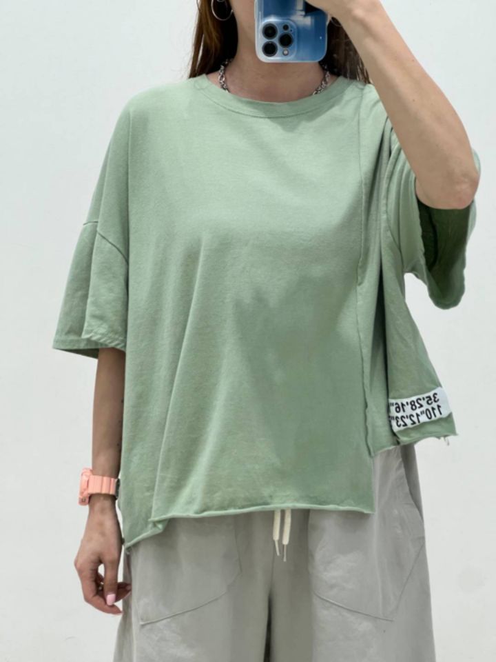 ZACCU直郵韓國代購㊣女裝新品25春夏休閑熱賣時尚推薦人氣T恤ZACCUT恤