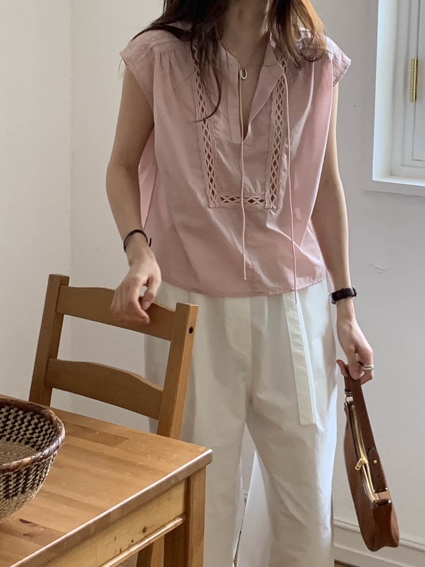 BAKING POWDER韓國直郵㊣東大門實拍女裝新品時尚襯衫蕾絲衫BAKING POWDER襯衫/蕾絲衫
