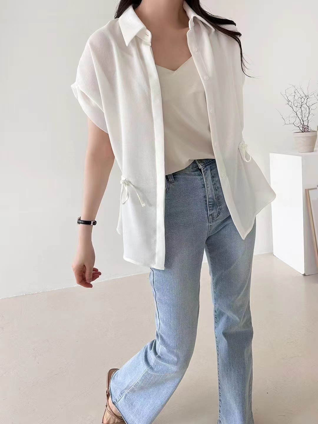 DAILY PROJECT-데일리프로젝트-T韓國直郵㊣東大門實拍女裝新品熱賣襯衫蕾絲衫DAILY PROJECT襯衫/蕾絲衫