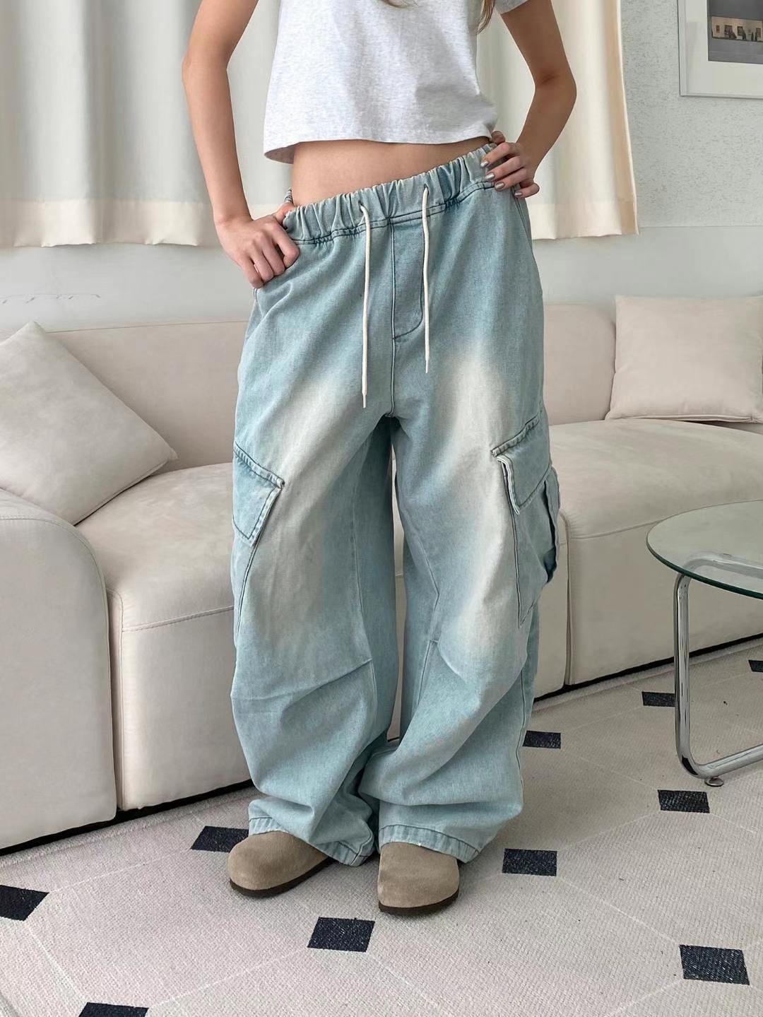 STYLE LAB韓國直郵㊣東大門實拍女裝新品25春夏熱賣休閑褲STYLE LAB休閑褲
